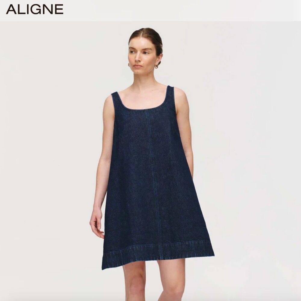 ALIGNE Belle Denim Mini Dress